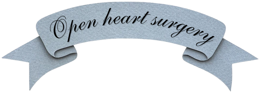 Open heart surgery